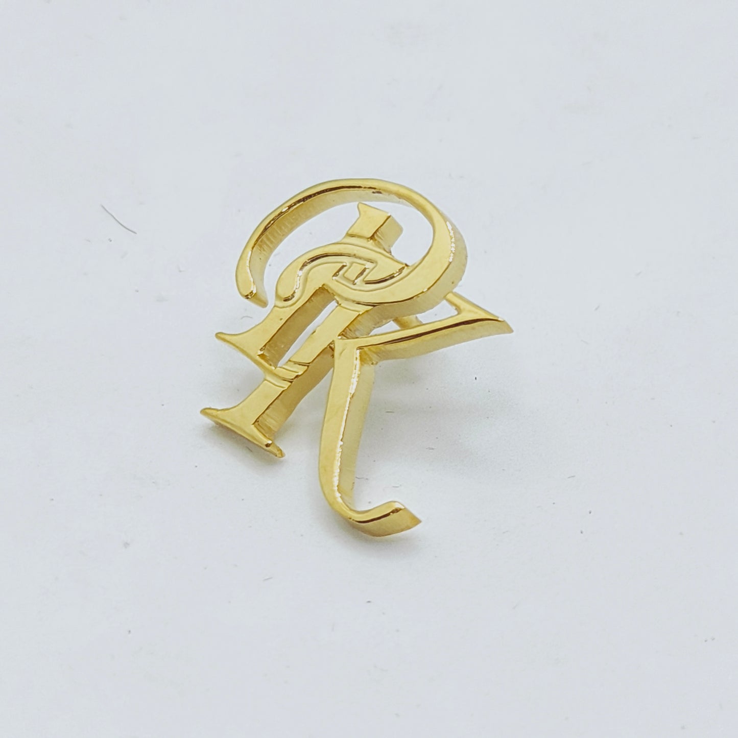 PK Double Initial Lapel Pin