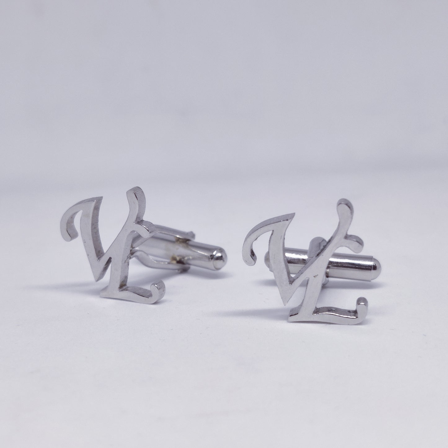 VL Double Initial Cufflinks