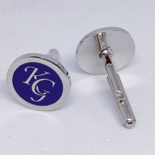 KG initial monogram cufflinks