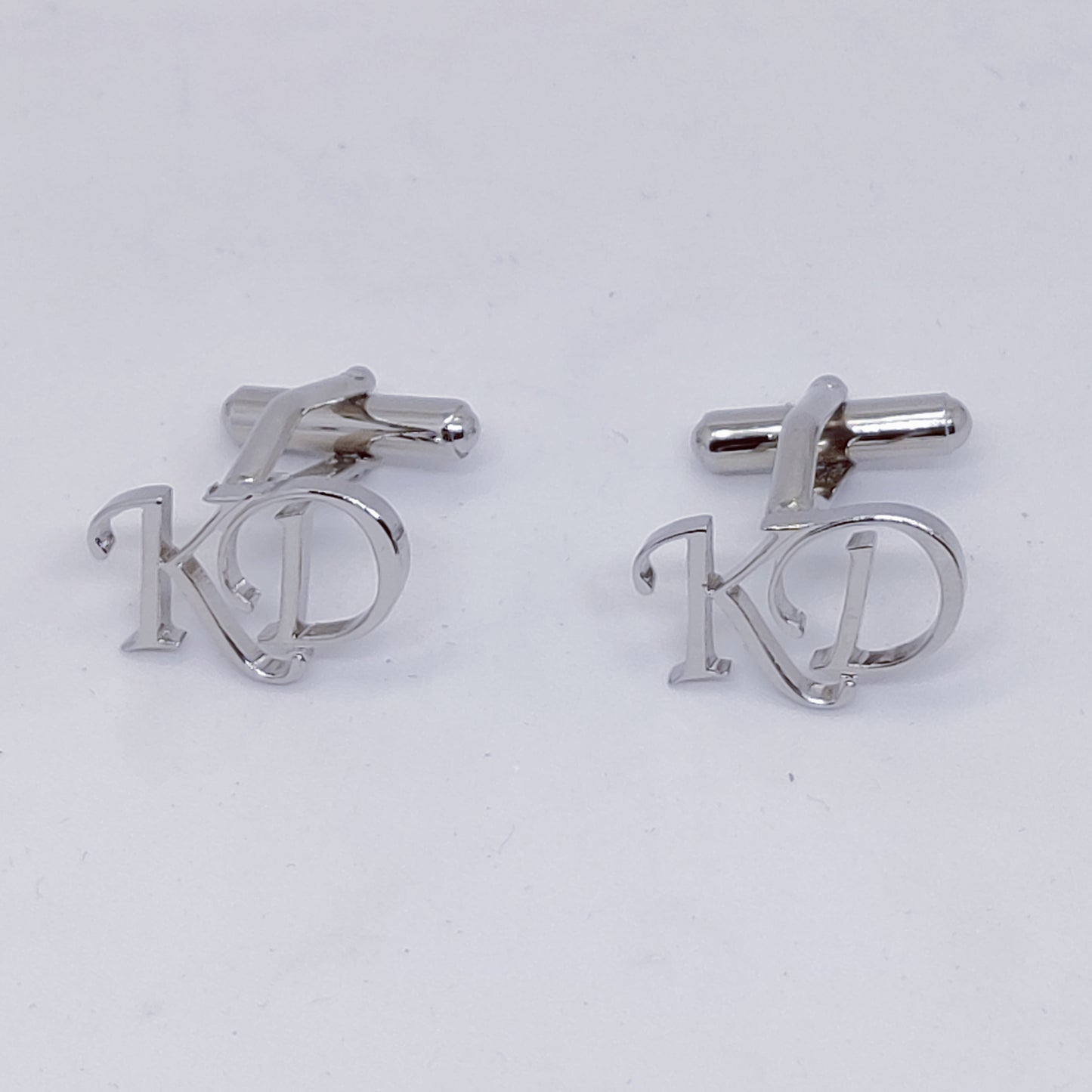 KD Double Initial Cufflinks