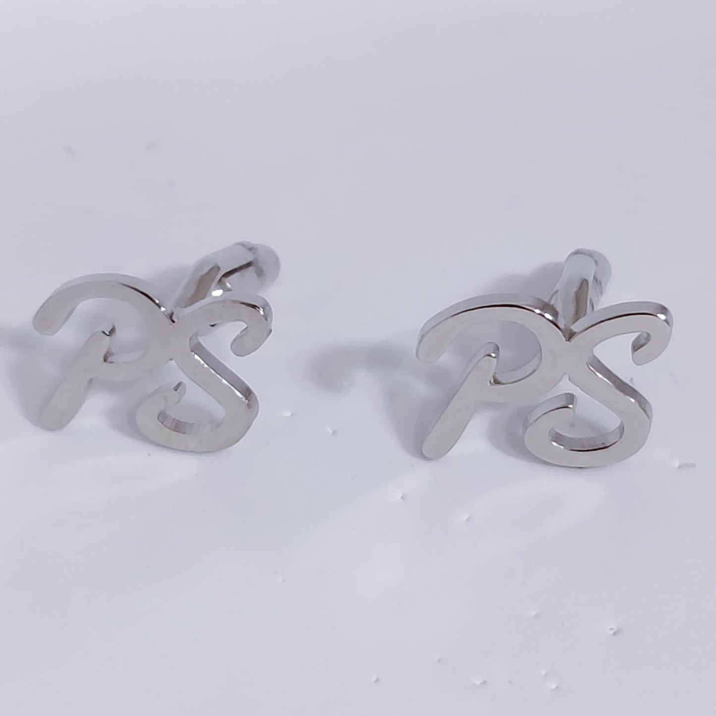 PS Double Initial Cufflinks
