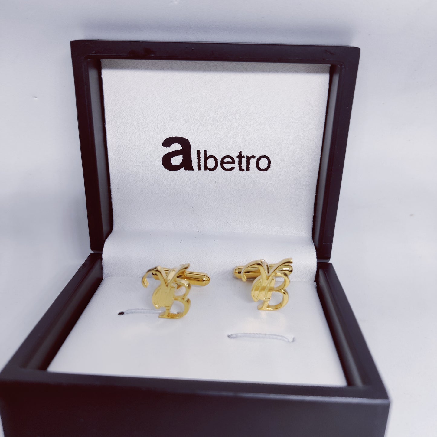 YB Double Initial Cufflinks
