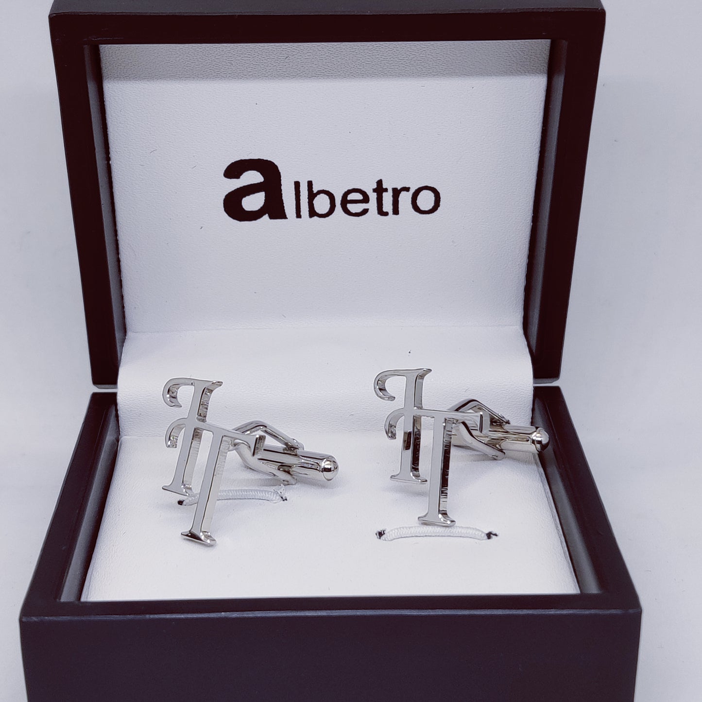 IT Double Initial Cufflinks