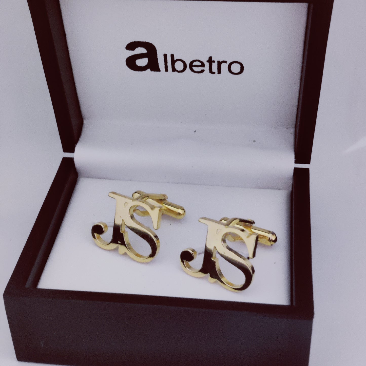 JS Double Initial Cufflinks