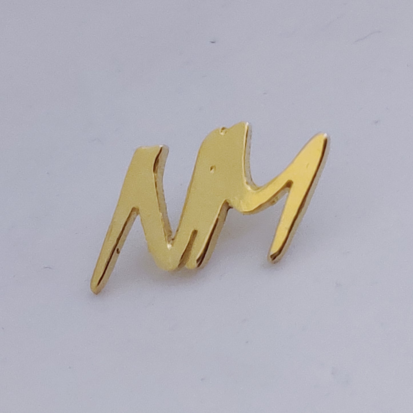 NM Double Initial Lapel Pin
