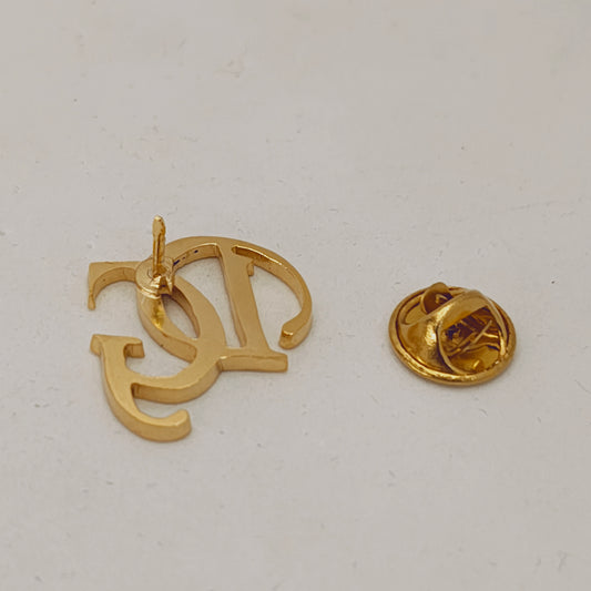 DG Double Initial Lapel Pin