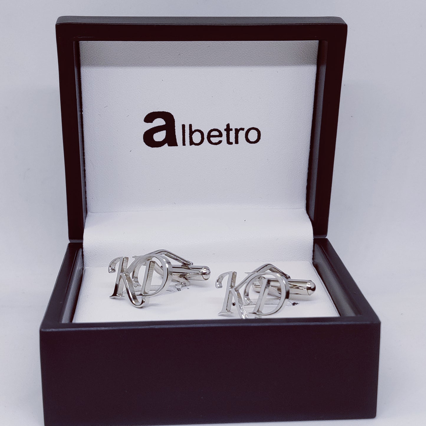 KD Double Initial Cufflinks