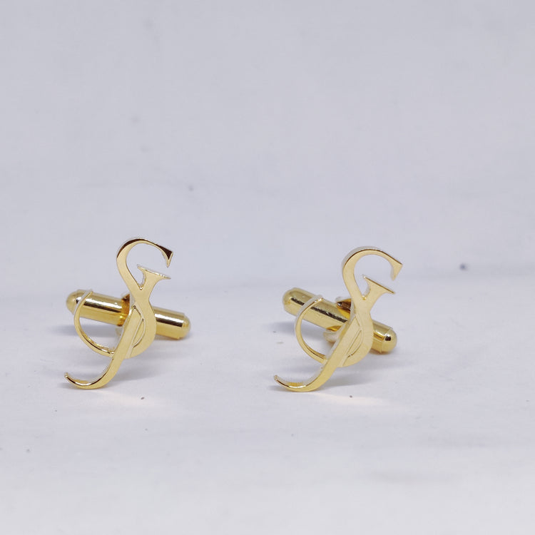 SJ Double Initial Cufflinks