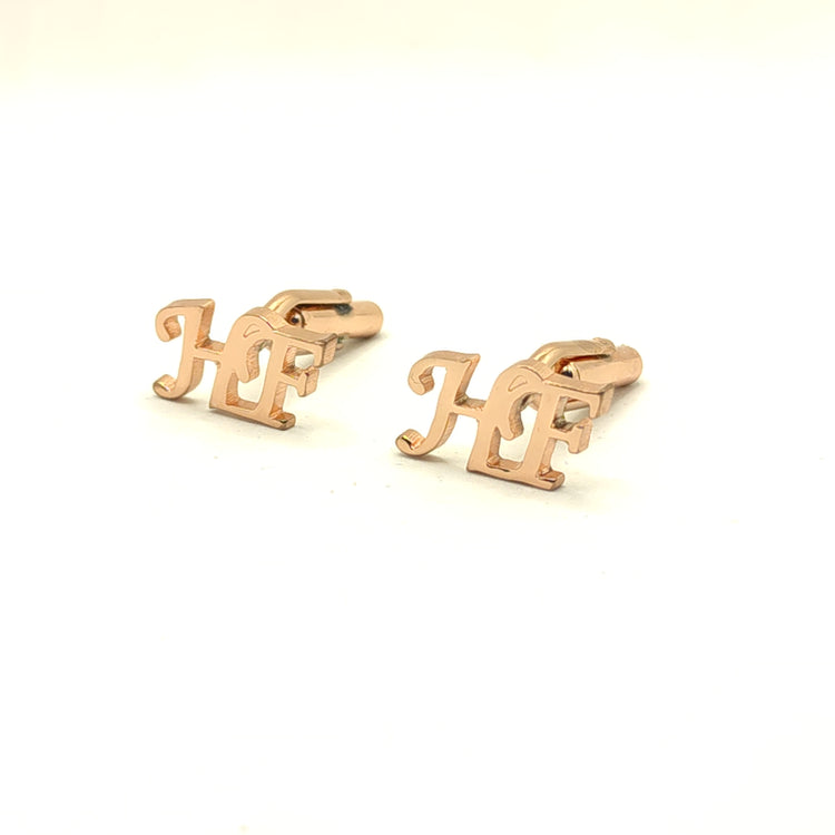 HF Double Initial Cufflinks