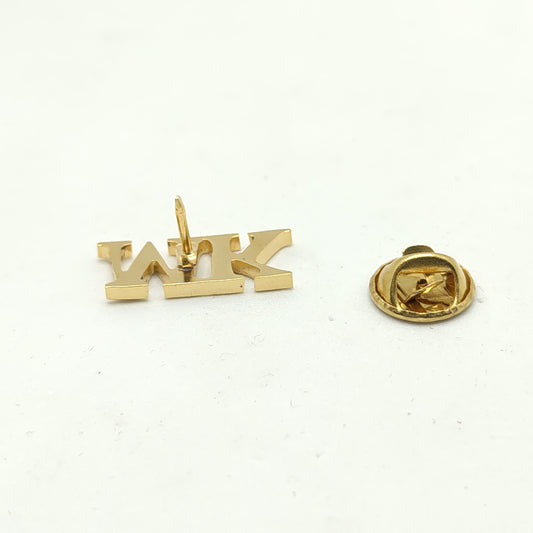 MK Double Initial Lapel Pin