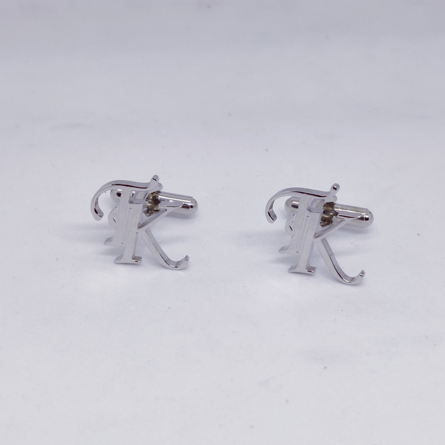 TK Double Initial Cufflinks