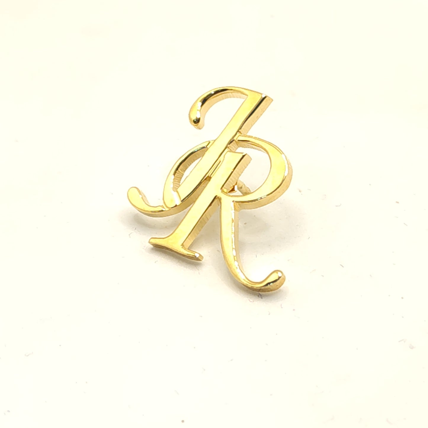 JR Double Initial Lapel Pin