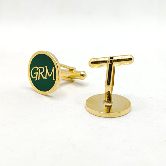 GRM Initial Monogram Cufflinks
