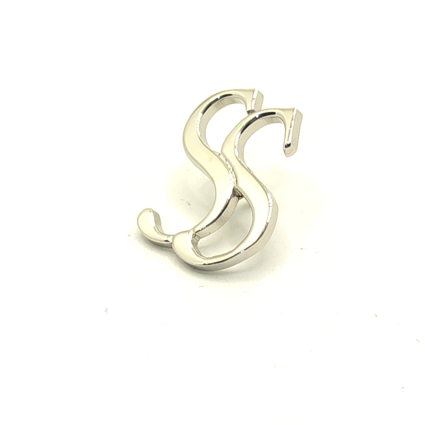 SS Double Initial Lapel Pin