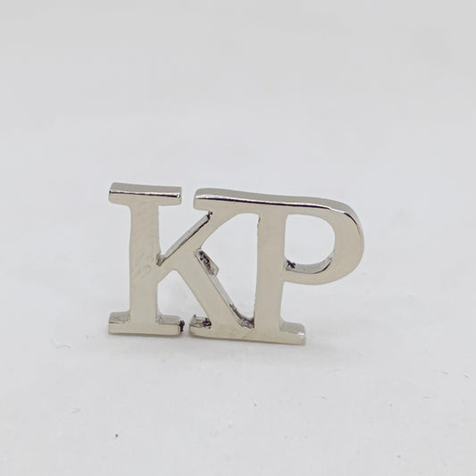 KP Double Initial Lapel Pin