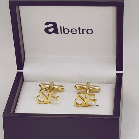 SF Double Initial Cufflinks