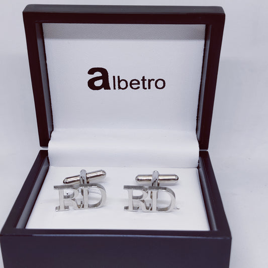 RD Double Initial Cufflinks