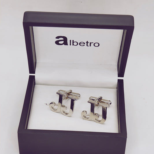 JJ Double Initial Cufflinks