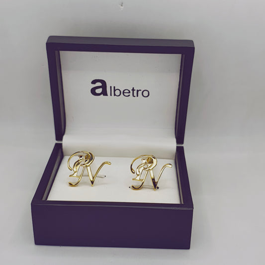 PN Double Initial Cufflinks