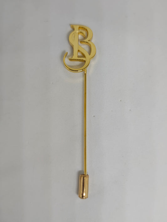 BS SB Double Initial Lapel Pin