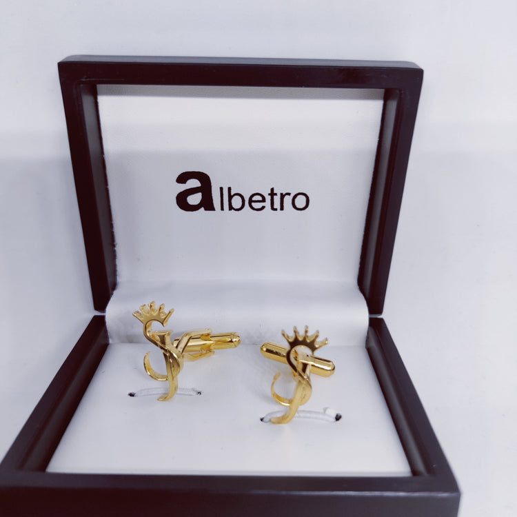 SJ Double Initial Cufflinks