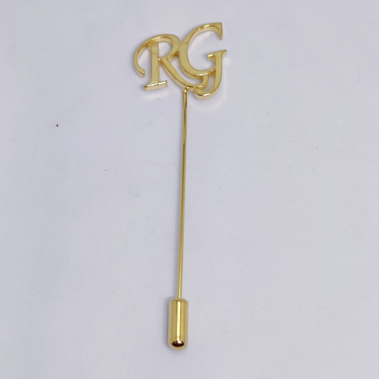 RG Double Initial Lapel Pin