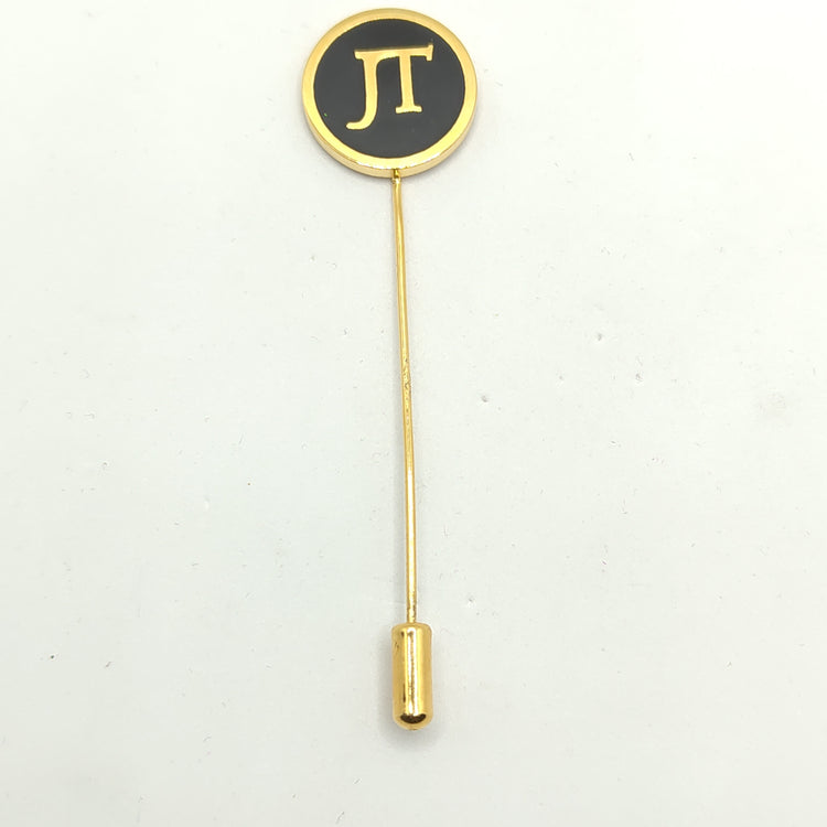 JT initial Monogram Lapel Pin