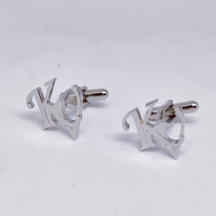 KV Double Initial Cufflinks