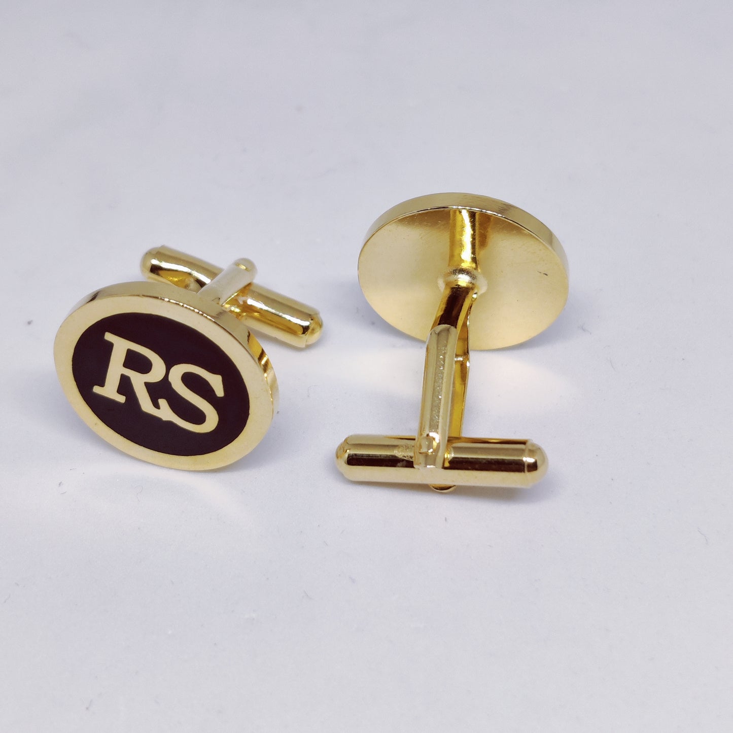 RS Initial Monogram Cufflinks