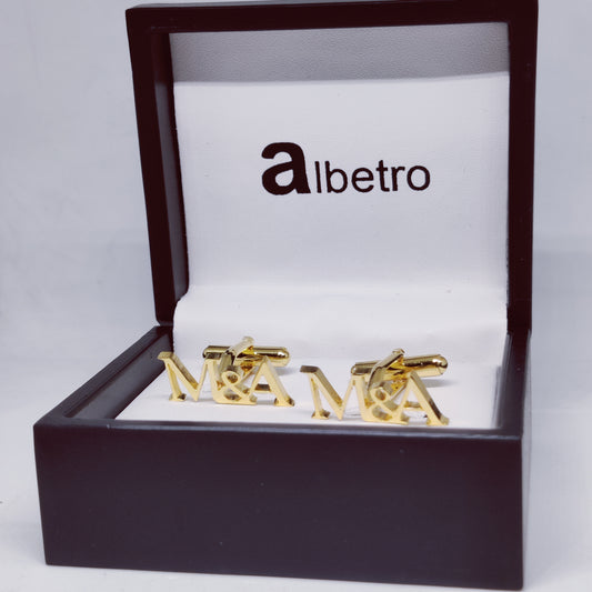 M&A Triple initial cufflinks