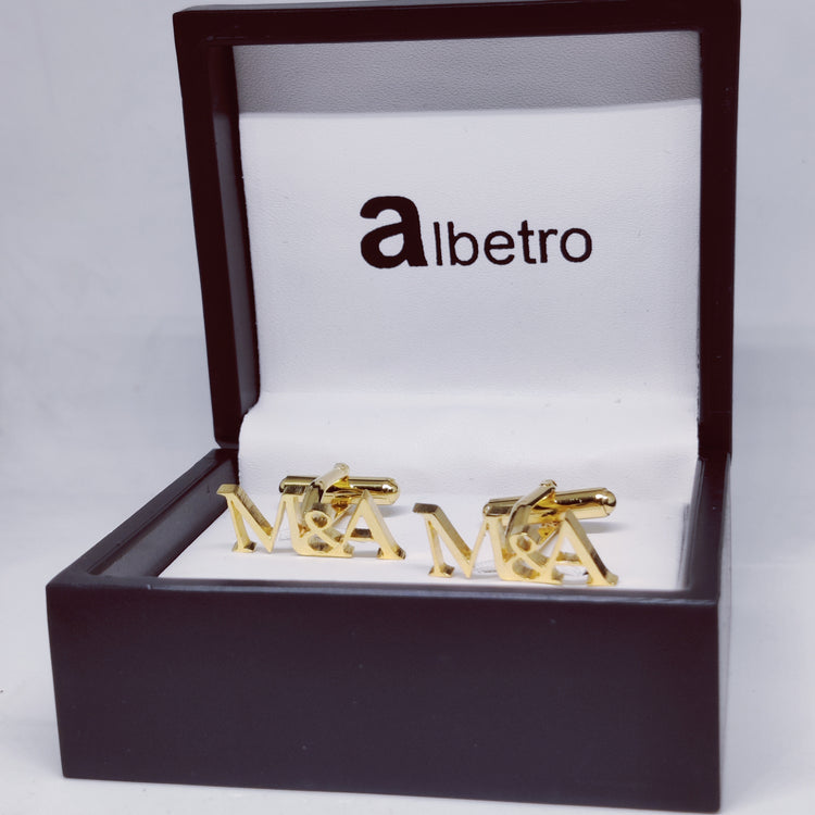 M&A Triple initial cufflinks