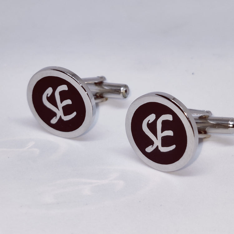 SE initial monogram cufflinks