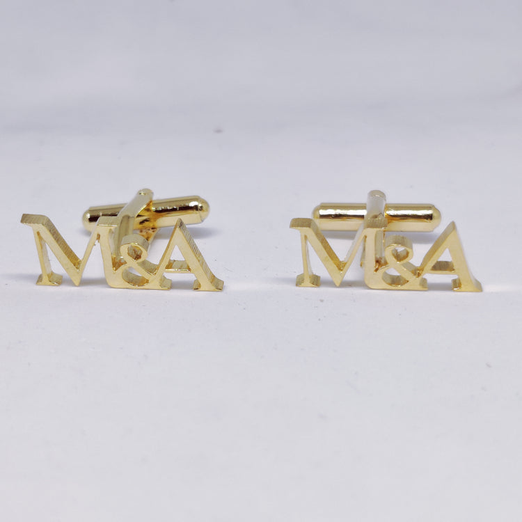 M&A Triple initial cufflinks