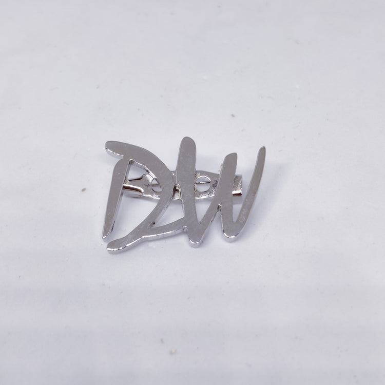 DW Initial Brooch