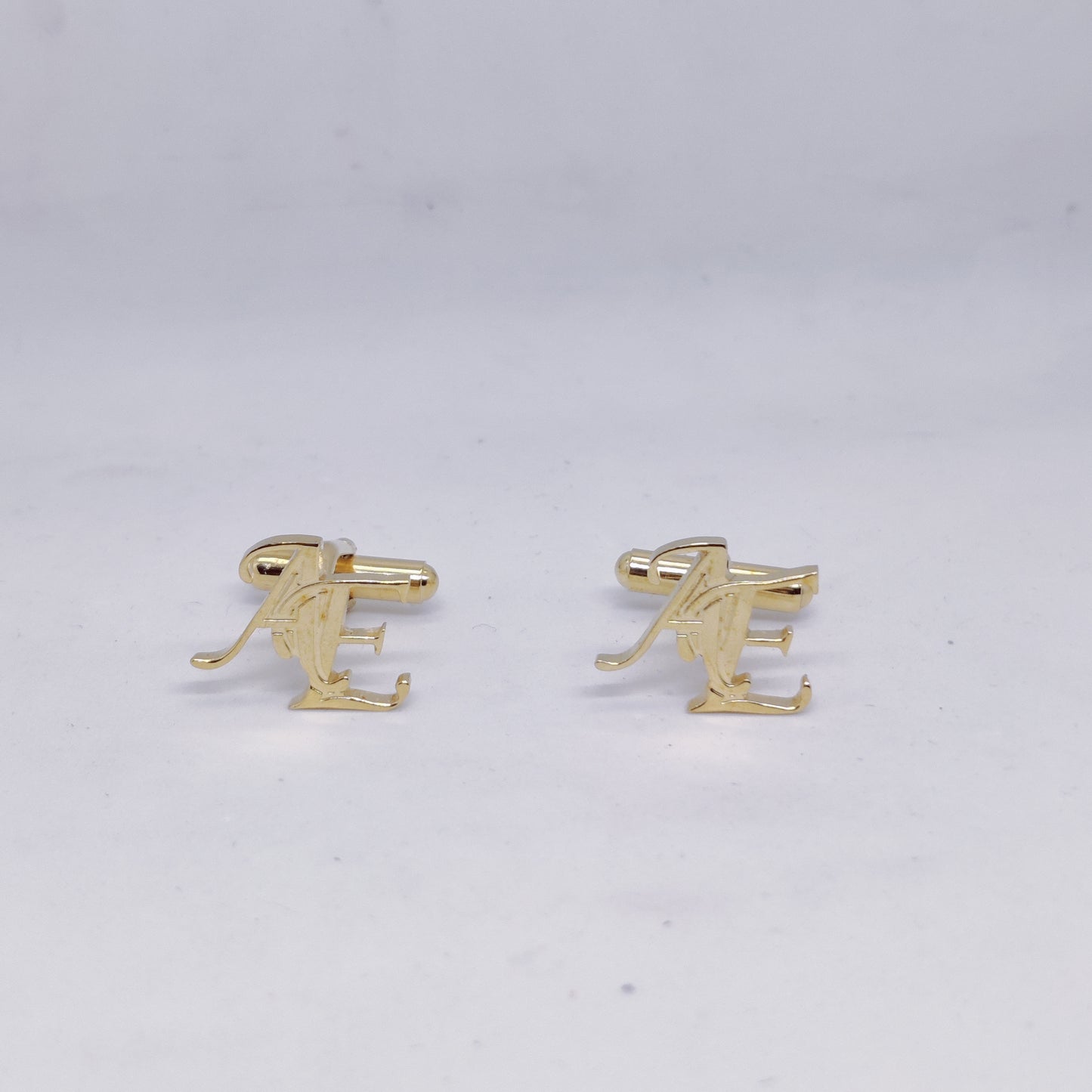 AE Double Initial Cufflinks