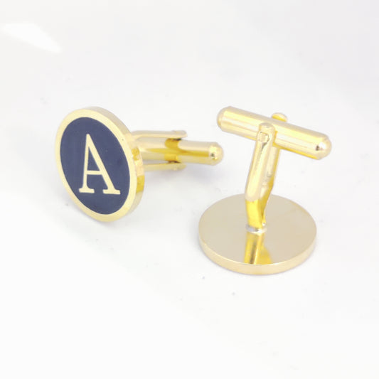Initial A Monogram Cufflinks