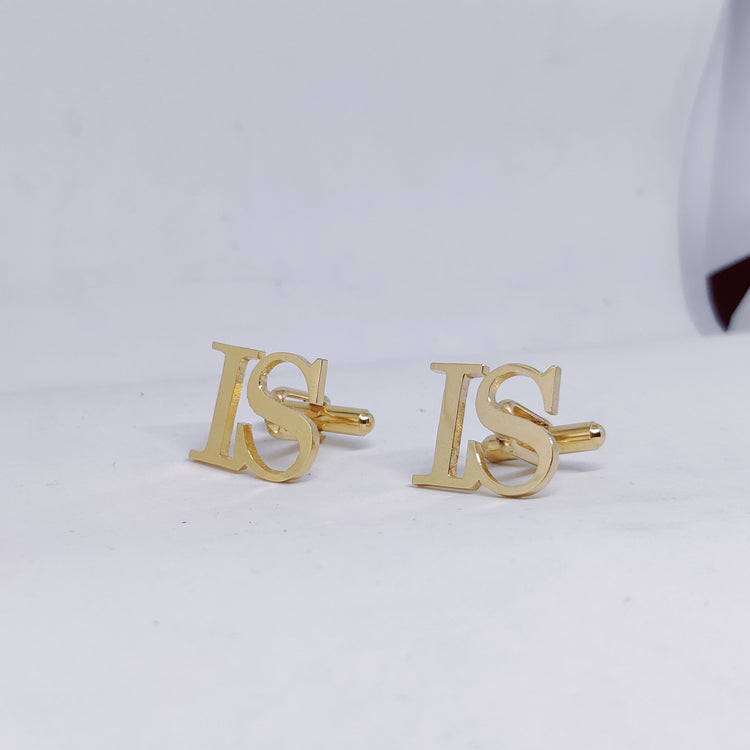 IS Double Initial Cufflinks
