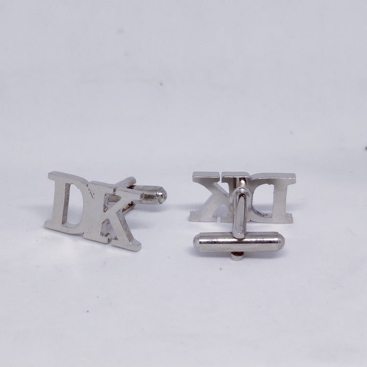DK Double Initial Cufflinks