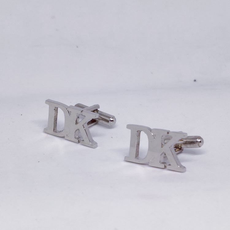 DK Double Initial Cufflinks