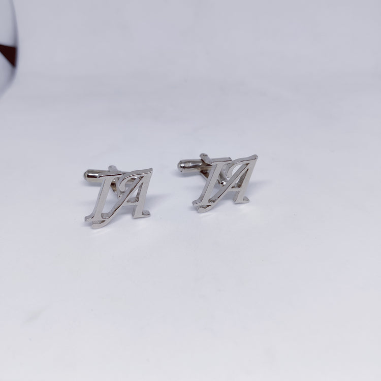 IA Double Initial Cufflinks