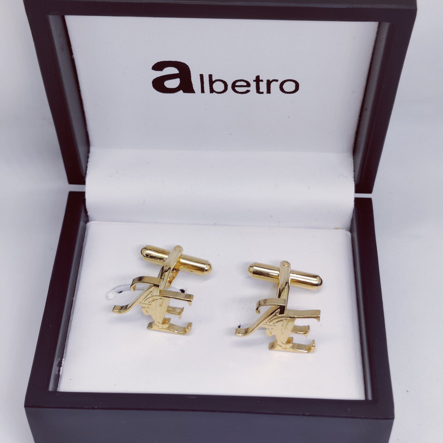 AE Double Initial Cufflinks