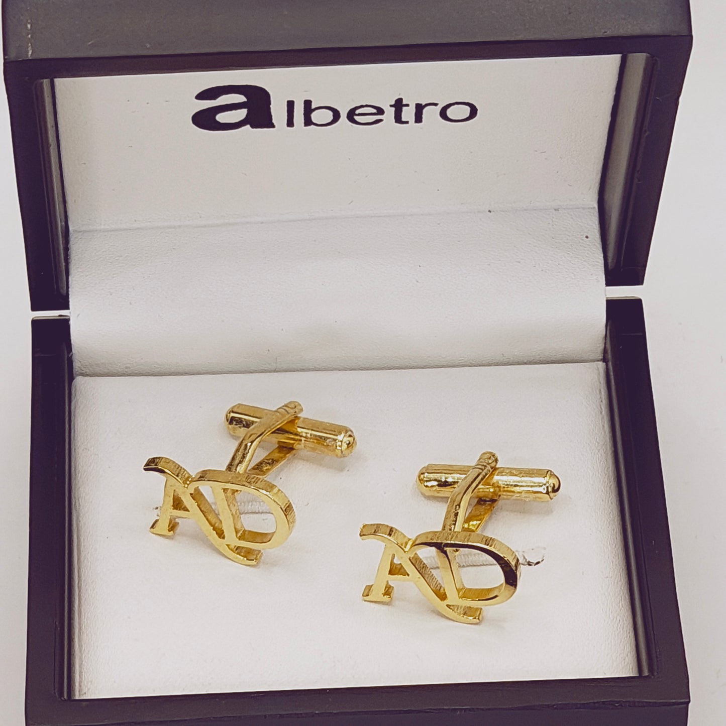 AD Double Initial Cufflinks