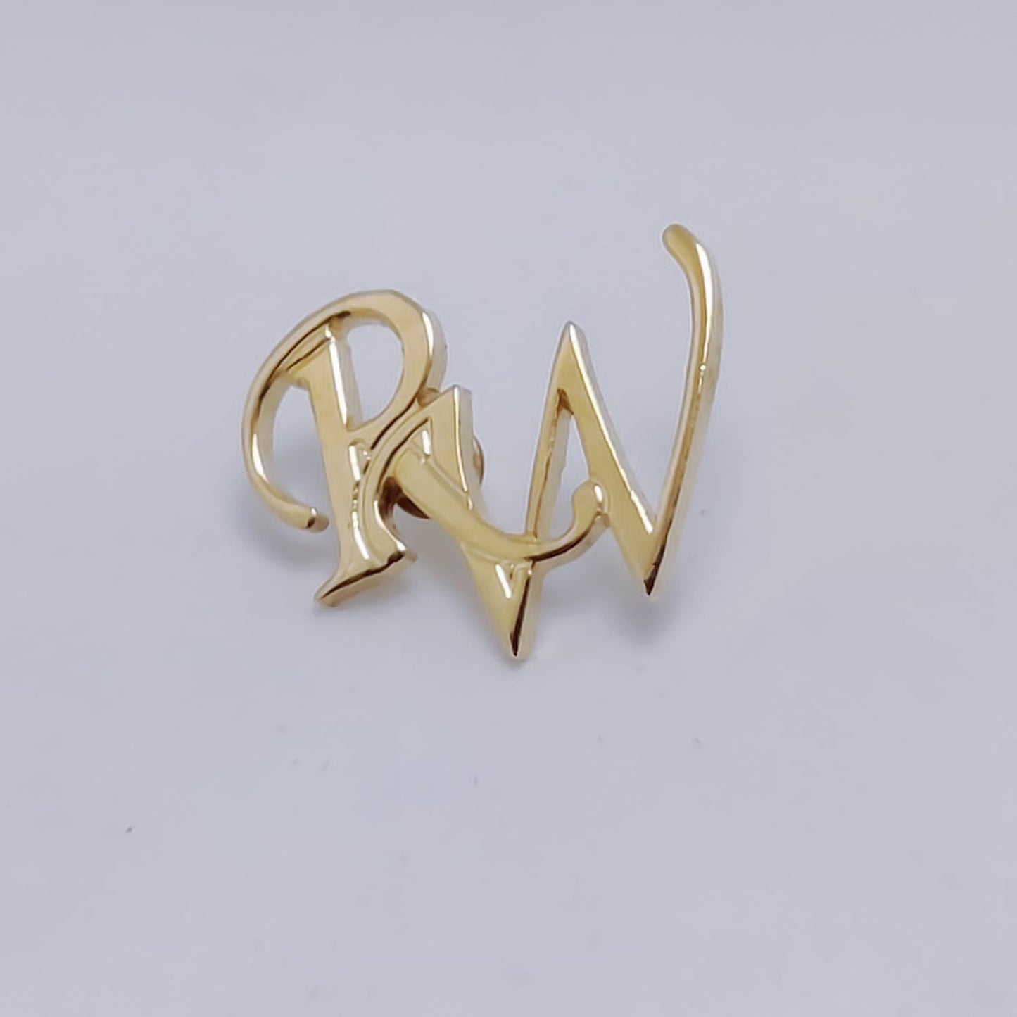 RW Double Initial Lapel Pin