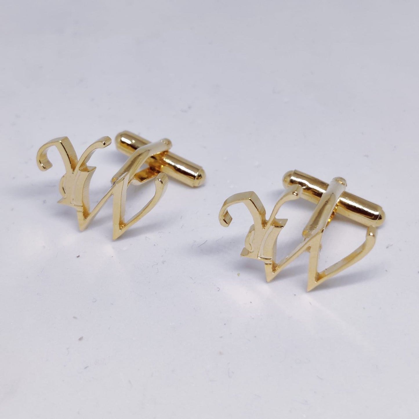 YW Double Initial Cufflinks