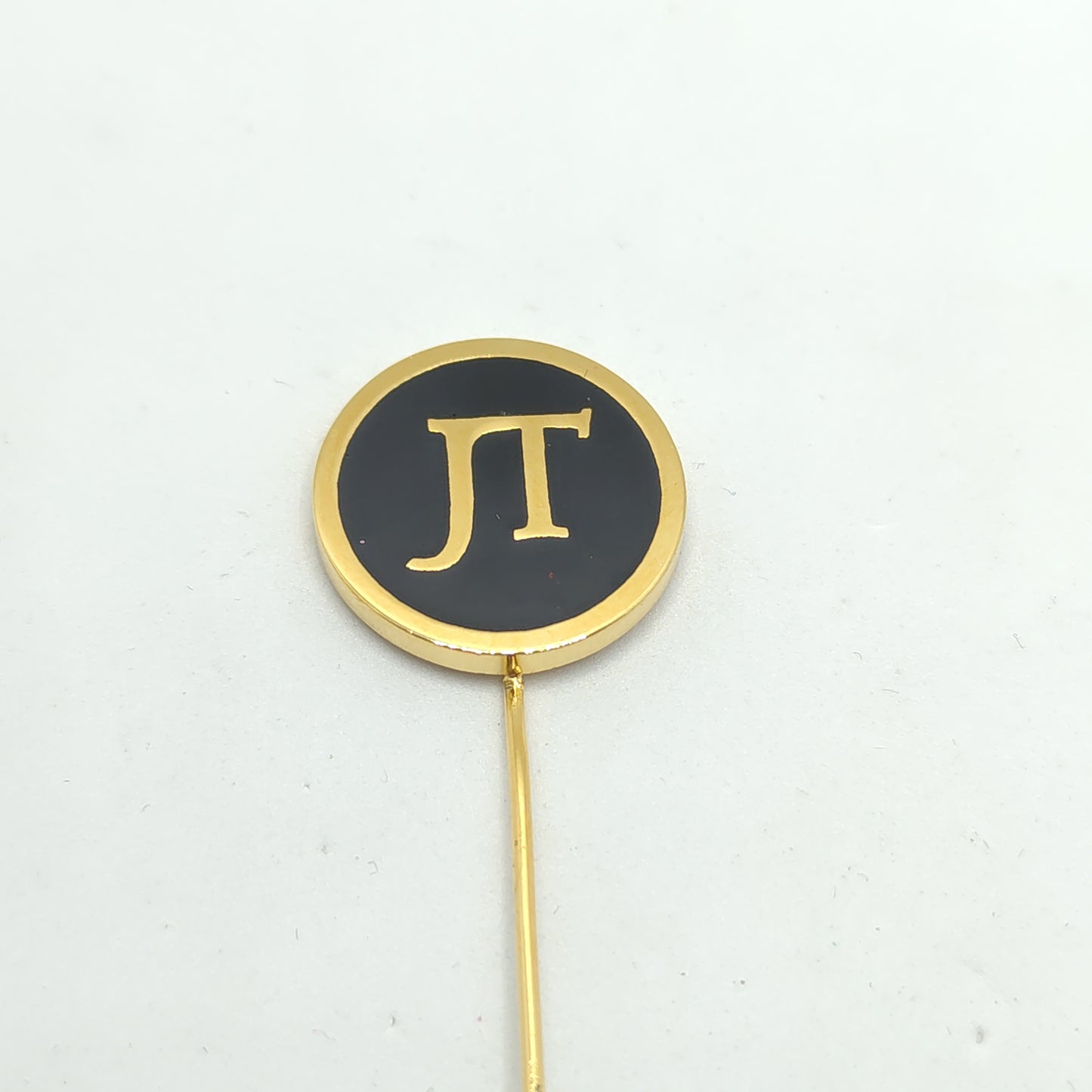 JT initial Monogram Lapel Pin