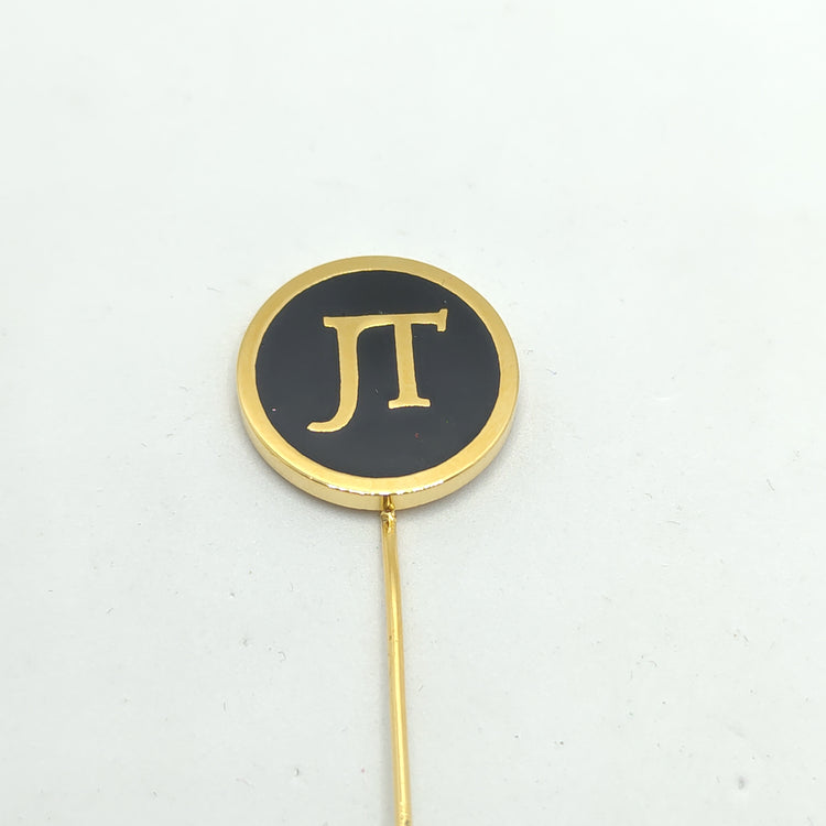 JT initial Monogram Lapel Pin