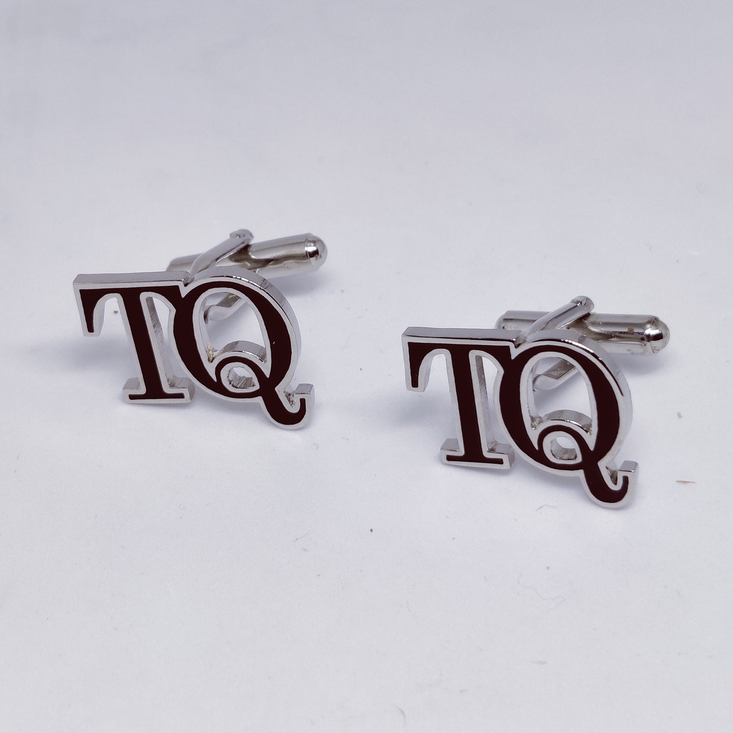 TQ Double Initial Enamel Cufflinks