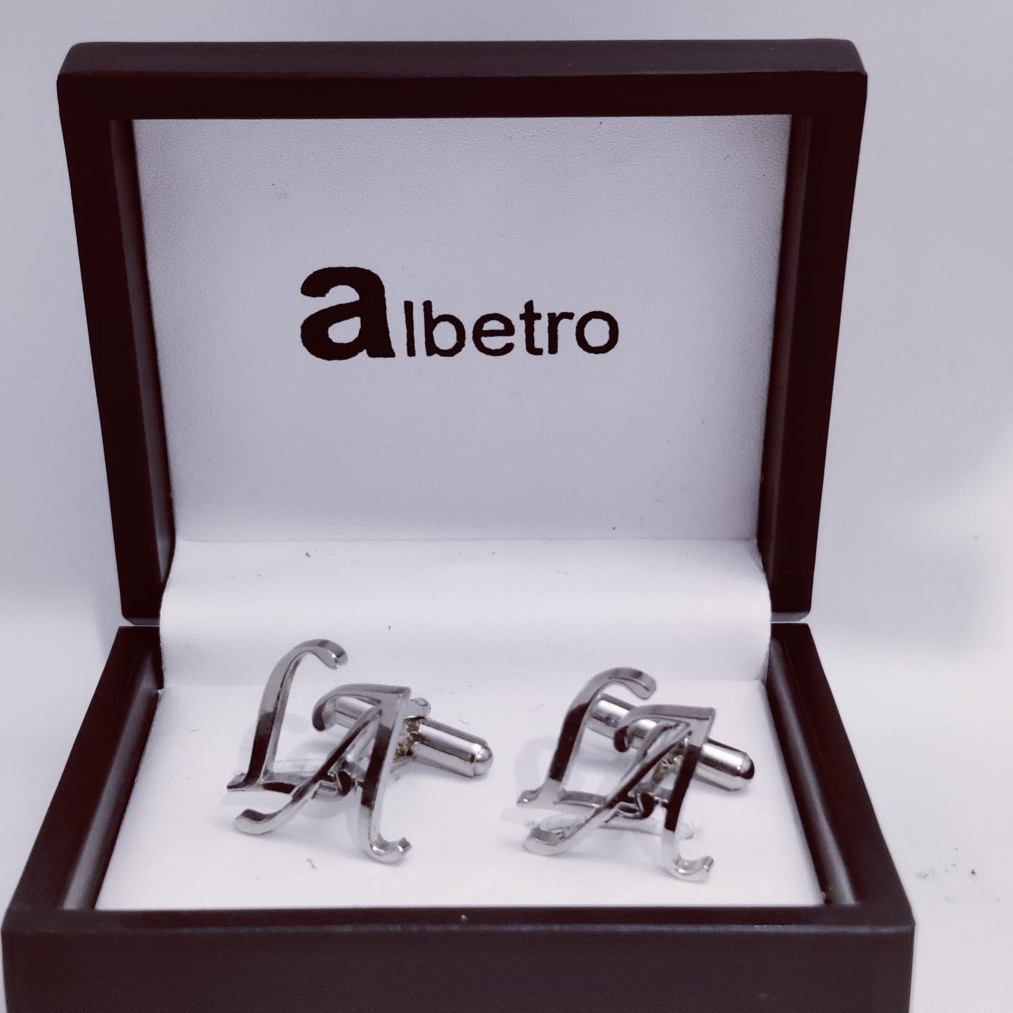 LA Double Initial Cufflinks