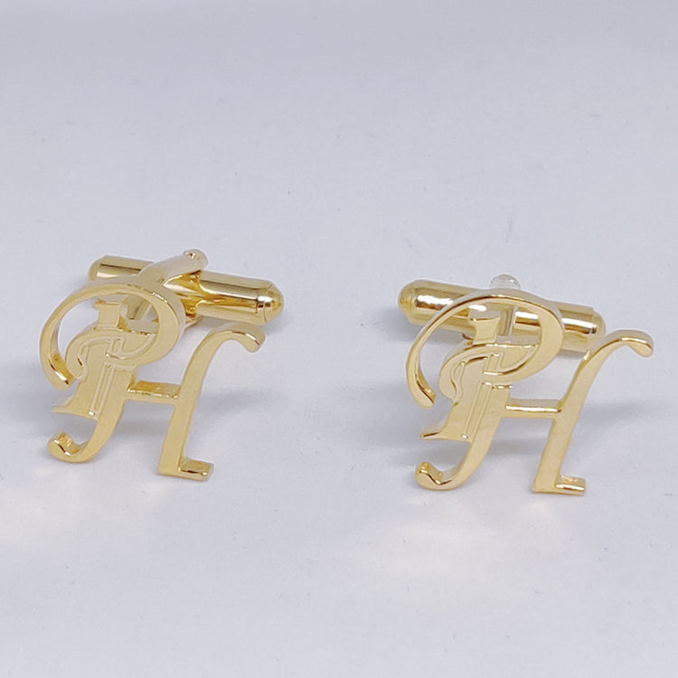 PH Double Initial Cufflinks