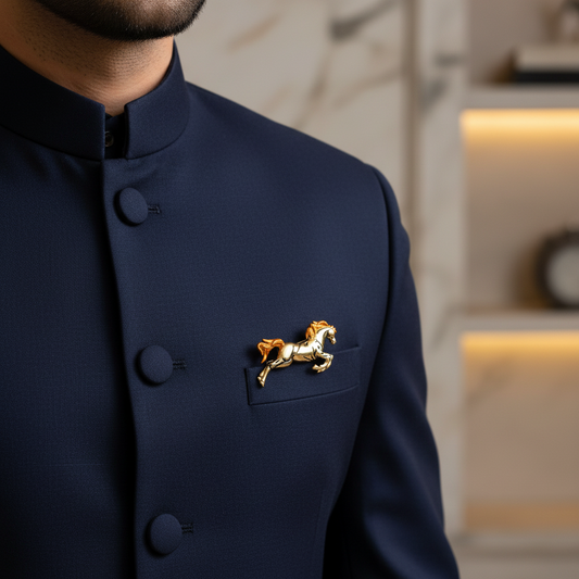 Galloping Horse Brooch